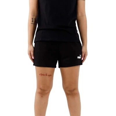 Pantalones cortos deportivos Puma Essentials 4" polar para mujer talla XS Foto 1 de 4