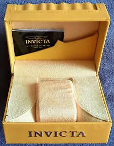 Invicta Single Slot Hard Shell Watch Box w/ All Inserts - Limited Edition - Picture 1 of 6