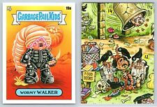 2022 Topps Garbage Pail Kids Book Worms Wormy WALKER GPK Sticker Card 19a NM