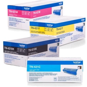 Brother TN-421 Original Toner Schwarz Gelb Cyan Magenta TN421 Tonerkartusche - Bild 1 von 9