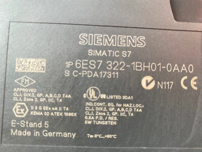 Módulo de salida digital Siemens SIMATIC S7-300 - gris (6ES7322-1BH01-0AA0) - Imagen 1 de 4