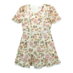 GB Gianni Bini Girls Floral Dress Size 16 Short Sleeves - Picture 1 of 5