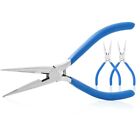 6 Inch Needle Nose Pliers - Serrated Jaw for Wire Bending,Jewelry Making &5766