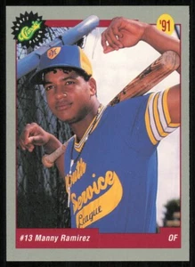 1991 Classic Draft Picks #10 Manny Ramirez - Picture 1 of 2