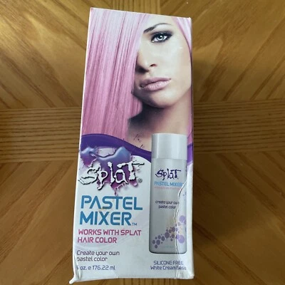 Kit Mezclador Pastel Splat Base Crema Blanca Tinte Cabello Semipermanente Caja Dañada B Foto 1 de 3