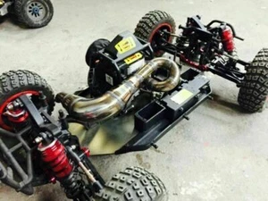 Metal Exhaust Pipe Upgraded For 1/5 Losi Desert Buggy XL DBXL RCMK XCR RC Truck - Picture 1 of 11
