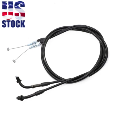 Pair Throttle Cable Set for Honda CB CM400 CB450 Nighthawk CM450C Custom CX500 - Image 1 of 4