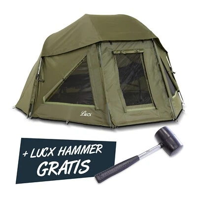 Lucx® Schirmzelt Wolf Brolly Angel Zelt Shelter Carp Bivvy Schirm 60 Karpfenzelt - Bild 1 von 4