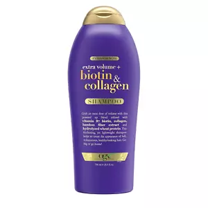 Biotin & Collagen Extra Strength Volumizing Shampoo for Thicker, Fuller Hair, 25 - Picture 1 of 12