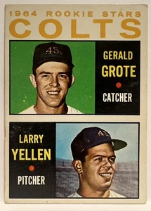 JERRY GROTE 1964 Topps ROOKIE CARD #226 Larry Yellen COLTS METS.  Free Shipping - Picture 1 of 6