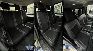 TAILORED SEAT COVERS For CITROEN SPACE TOURER 9 SEAT 17-25 LEATHER & ALICANTE - Picture 1 of 24