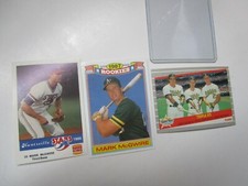 1986 BURGER KING MARK MCGWIRE HUNTSVILLE STARS BASEBALL CARD + ROOKIE  T26M