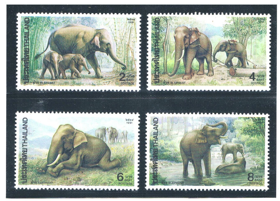 泰国 1991 年大象(Fauna)简历 3.65 美元 — 第 1/1 张图片