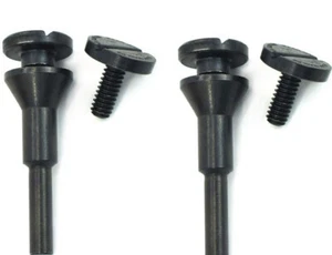 Qty 2 (3 Pc )Metal Cut Off Wheel Disc Mandrel Arbor 1/4" Shank Stem Die Grinder - Picture 1 of 7
