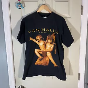 VTG Van Halen Balance Tour Concert Band sz L Promo AC/DC Heavy Metal Y2K - Picture 1 of 4