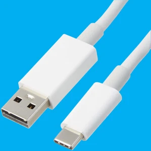 1m Blanc Long Usb-A Vers Usb-C Chargeur Câble Plomb android samsung - Photo 1 sur 1