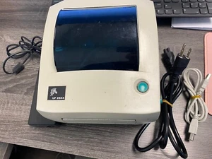 Zebra LP2844 Broken Thermal Label Printer DOES NOT WORK, AS-IS, INCLUDES CABLES - Picture 1 of 1