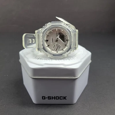 Casio G-Shock GMA-2100SK Carbon Core Guard Aalog-Digital Watch Clear/Silver - Image 1 of 4