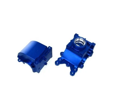 Aluminium / Alu Getriebegehäuse  Amewi Pitbull X u. Pitbull Evolution blau NEU - Bild 1 von 2