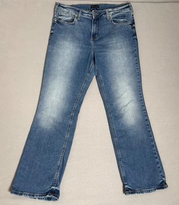 Silver Jeans Damen Größe 16 Blau Avery Slim Boot Medium Wash EG 1081 - Bild 1 von 11