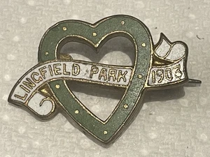 RARE 1903  Lingfield Park Club Enamel horse racing badge - Picture 1 of 5