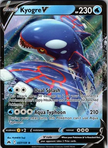Kyogre V 037/159 SWSH: Crown Zenith Ultra Rare - NM - Picture 1 of 2