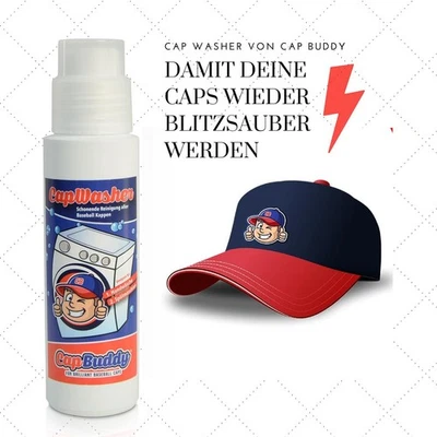 Cap Washer Kappenreiniger mit Bürstenflasche zum Basecap Reinigen von Cap Buddy