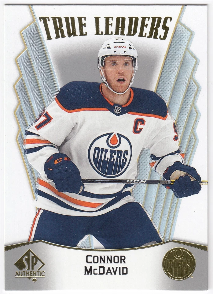 2021-22 Upper Deck SP Authentic True Leaders CONNOR McDAVID #TL-1 Oilers UD - Image 1 of 1