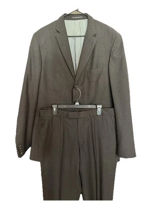 Hugo Boss Rossellini Movie Suit Two Piece 44L  Gray Mens Three Button 100% Wool - Image 1 of 4