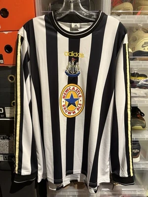 Camiseta de futebol Newcastle United Alan Shearer 9 retrô vintage tamanho GG - Imagem 1 de 4