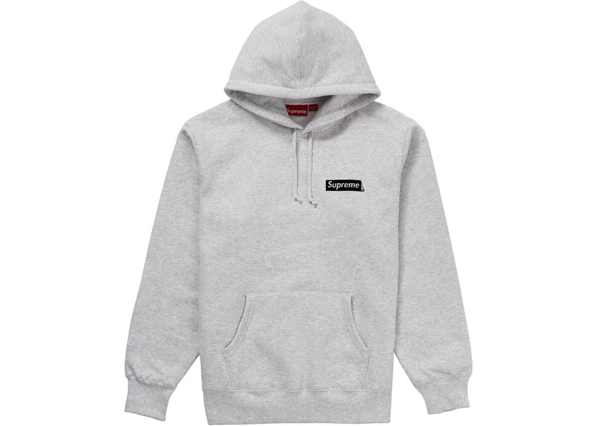 Supreme Gray Fleece Hoodies & Sweatshirts for Men for Sale Supreme Gray Fleece Hoodies & Sweatshirts for Men for Sale
