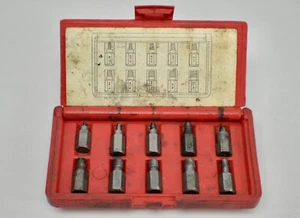 Mac Tools 10pc Hexagonal Head Screw Extractor Set - (1/8" -  13/32") As Is Read - Picture 1 of 10