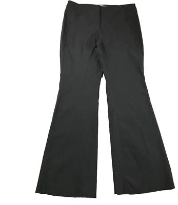 Брюки женские Nanette Lepore 10 черные эластичные нейлоновая смесь плоские спереди новые с ценниками - Изображение 1 из 4