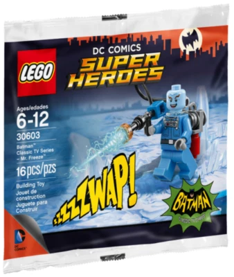 Lego Mr. Freeze 30603 Sealed Polybag Classic TV Series Super Heroes Minifigure - Image 1 of 2