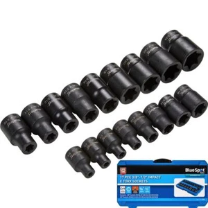 BlueSpot 17pc Impact E Torx Socket Sockets Set E5 - E24 3/8" 1/2" Drive - Picture 1 of 3