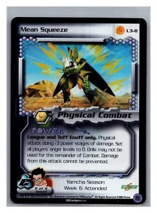1x DBZ CCG Mean Squeeze L3-8 Holo Foil League Promo Dragon Ball Z Limited - Imagen 1 de 1