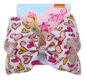 Jojo 8" Heart Bow, New - Picture 1 of 1