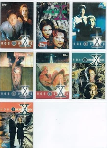 X FILES SEASON 1 SET OF 7 PROMOTIONAL / PROMO CARDS, P0-P6 - Picture 1 of 1