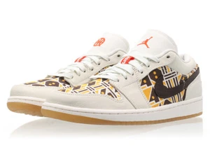 Nike Air Jordan 1 Low Quai 54. Size 12 CZ4155-100. Sail. Orange. Brown - Picture 1 of 6