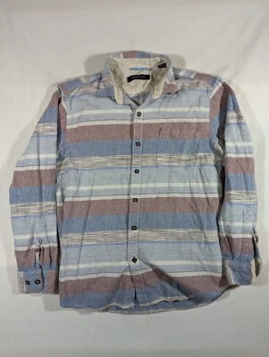 Camisa Tommy Bahama Para Hombre Grande Franela Manga Larga Tejida Azteca Foto 1 de 4