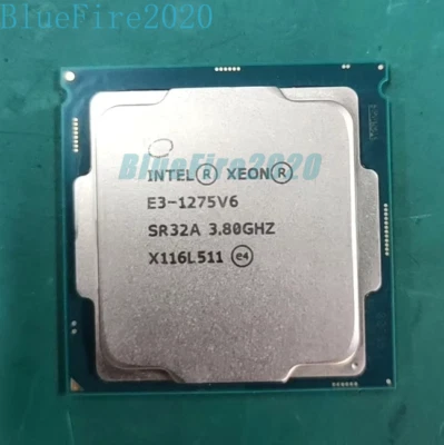 Intel Xeon E3-1275 V6 LGA1151 CPU Processor 4-Core 3.8GHz SR32A 73W E3-1275 V6 - Image 1 of 4