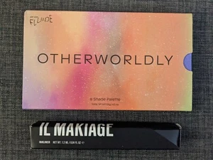 NIB! We Are Fluide Otherworldly 8 Shade Palette Plus IL Makiage Inkliner Black - Picture 1 of 5