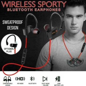 56S Bluetooth Wireless Headphones Sporting Running Earbuds Hand-Free K0T8 O3Q2 - Zdjęcie 1 z 13