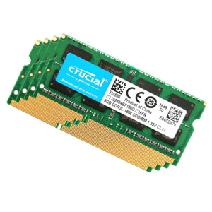 Crucial 32GB (4x 8GB) 1866MHz DDR3L SODIMM PC3L-14900 Laptop RAM CT102464BF186D - Picture 1 of 11