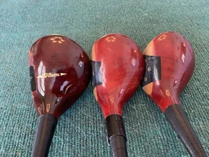 WILSON STAFF JP FINEST PERSIMMON Wood Set - RH, 1/3/5, TT DYNAMIC w/Stiff Flex!! - Picture 1 of 17