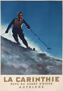 ANONYM LA CARINTHIE PAYS DU SPORT D'HIVER AUTRICHE SKI CIRCA 1937 - Picture 1 of 1