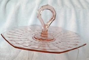 Bandeja de brocas de marea rosa vintage enganche "Bloque óptico" REDUCIDO - Imagen 1 de 3