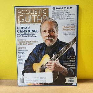 Jorma Kaukonen Steve Kaufman ACOUSTIC GUITAR MAGAZINE Dan Crary april 2012  - Picture 1 of 5