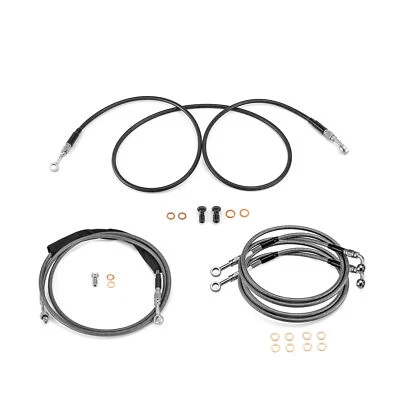 For Harley Road Glide Ultra 12"-14" Handlebar Brake Clutch Cable ABS 2015-2016 - Imagem 1 de 4