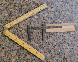 🗽 VINTAGE EXECUTIVE CALIPER AND LUFKIN 24" RULE - Picture 1 of 8